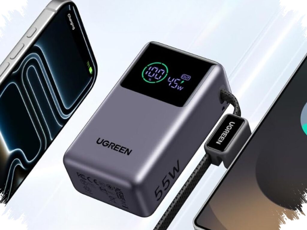 Ugreen Bawa Solusi Anti Ribet, Power Bank 45W Ini Sudah Punya Kabel USB-C Built-in