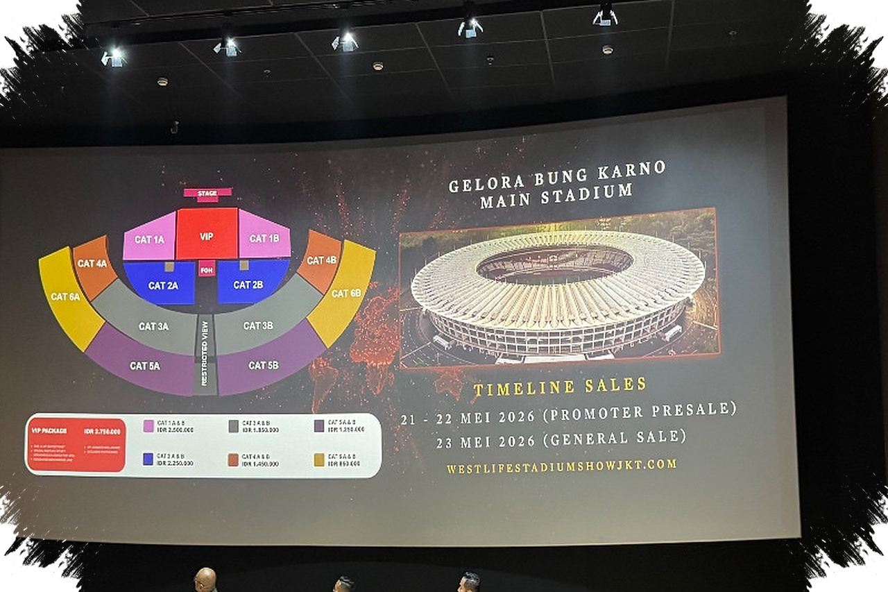 Westlife Siap Guncang GBK, Ini Harga Tiket Dan Jadwal War Tiketnya