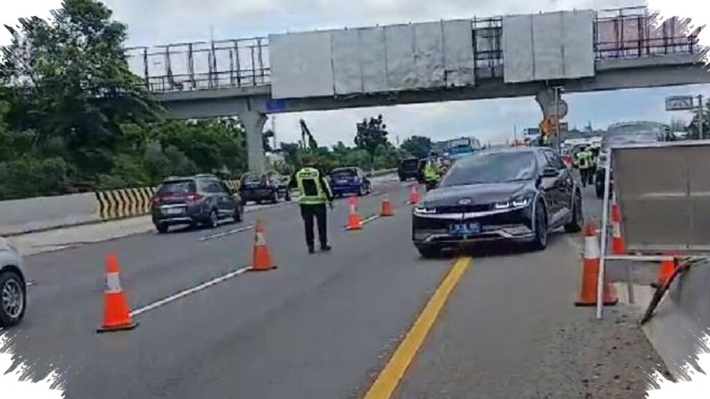 Tol Japek Km 28 Diperbaiki, Contraflow Km 23-28 Bikin Perjalanan Arah Cikampek Perlu Diantisipasi