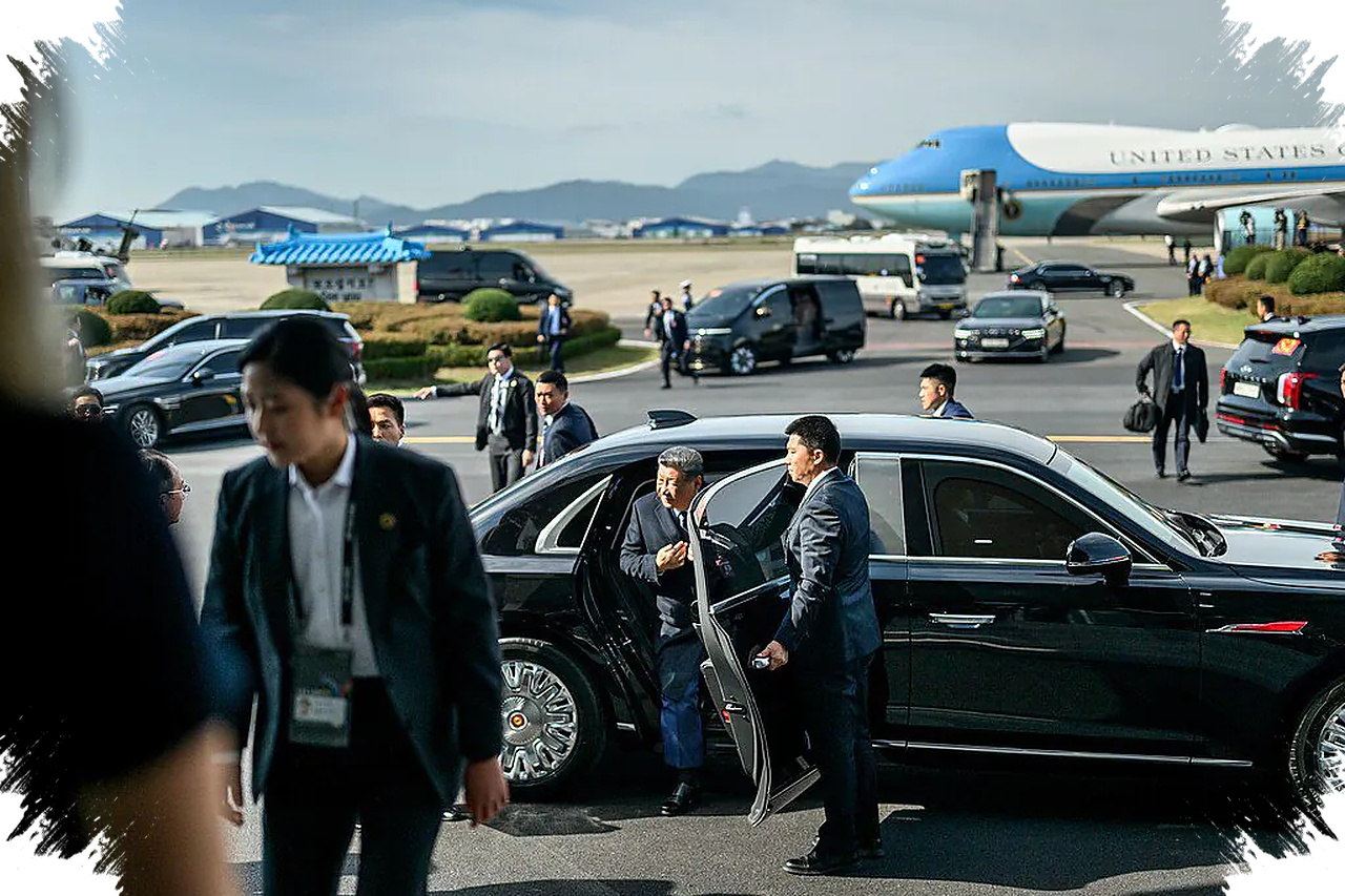Jalanan Beijing Dipenuhi Mobil Lapis Baja AS, Pertemuan Trump-Xi Makin Tegang
