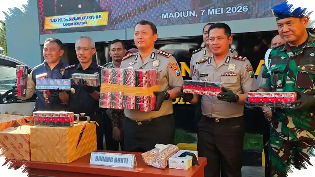 Dari Madura Menuju Jawa Barat, Polres Madiun Kota Gagalkan Pengiriman 3 Juta Batang Rokok Ilegal