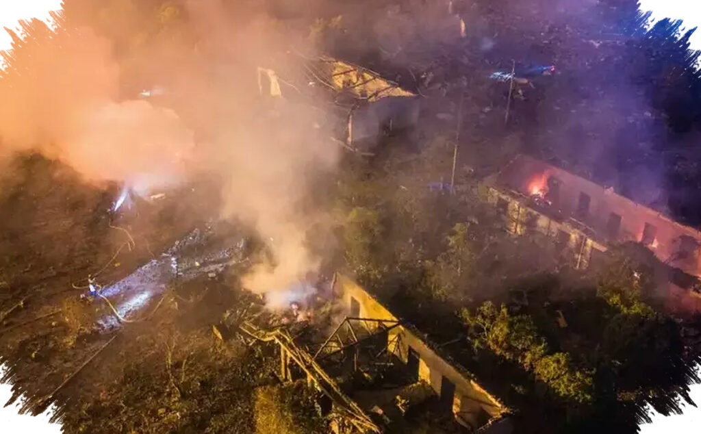 Ledakan Pabrik Kembang Api di Hunan Tewaskan 21 Orang, Tim Penyelamat Kejar Sisa Korban