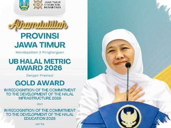 Jatim Sabet Tiga Penghargaan Halal, Khofifah Dorong Ekonomi Syariah Jadi Mesin Tumbuh