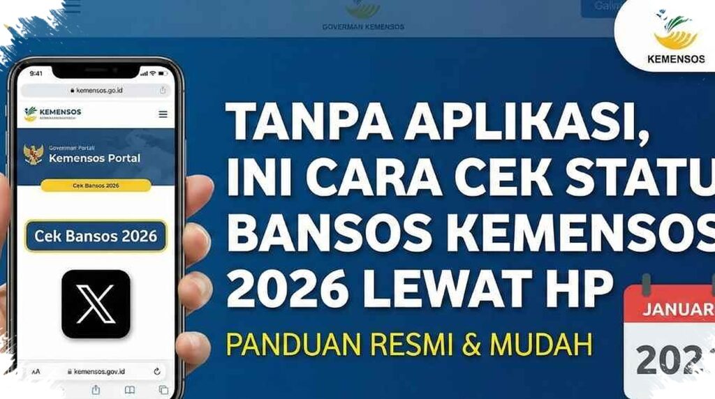 Kemensos Buka Cek Desil DTKS Via NIK, Nasib Penerima Bansos Kini Terlihat Jelas