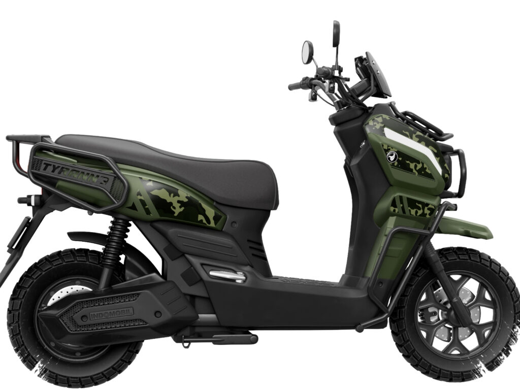 Rp25 Juta Dapat Motor Listrik Semi Adventure, Indomobil Tyranno Bawa Smart Display Dan Armor Tangguh