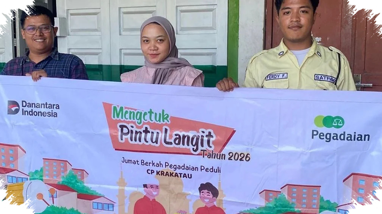 Mengetuk Pintu Langit di Medan, Pegadaian Salurkan Bantuan ke Warga Masjid