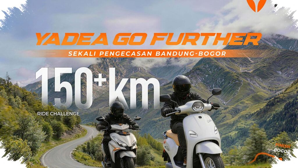 Yadea Tembus 150 Kilometer Sekali Cas, Osta Dan Velax Uji Tahan Di Rute Bandung-Bogor