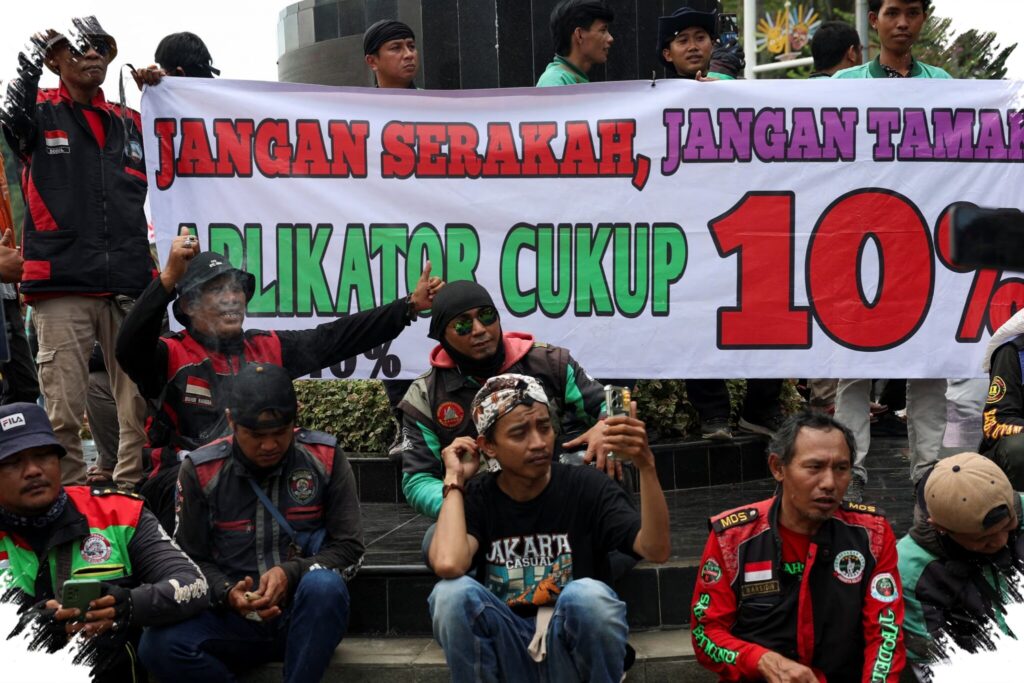Potongan Aplikasi Tembus 40 Persen, Ojol May Day Tuntut Batas Turun ke 10 Persen