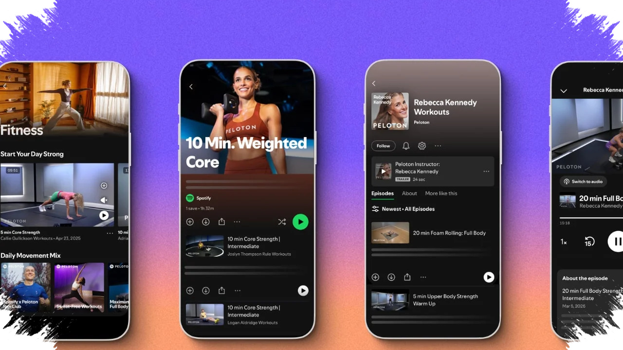 Spotify Tak Lagi Cuma untuk Musik, Kelas Workout Peloton Kini Masuk ke Ponsel hingga TV