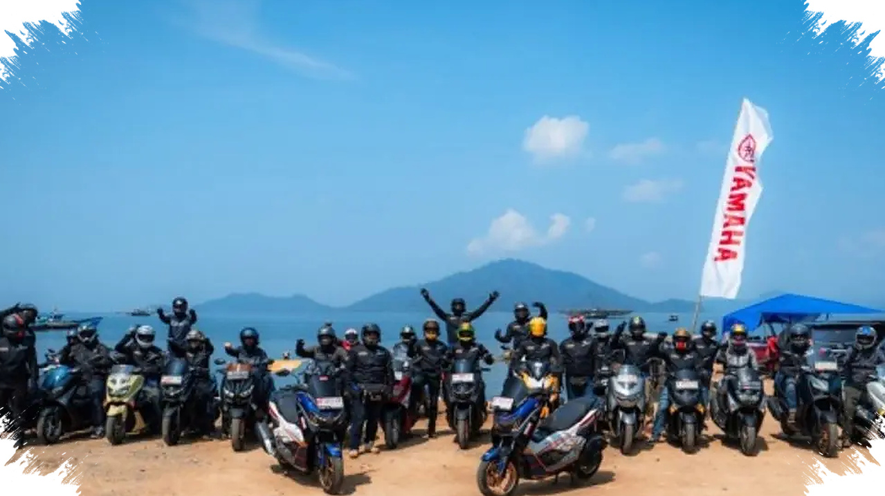 400 Km Touring MAXI Yamaha Di Lampung, Sekaligus Menjelajah Pantai, Gunung, dan Pahawang