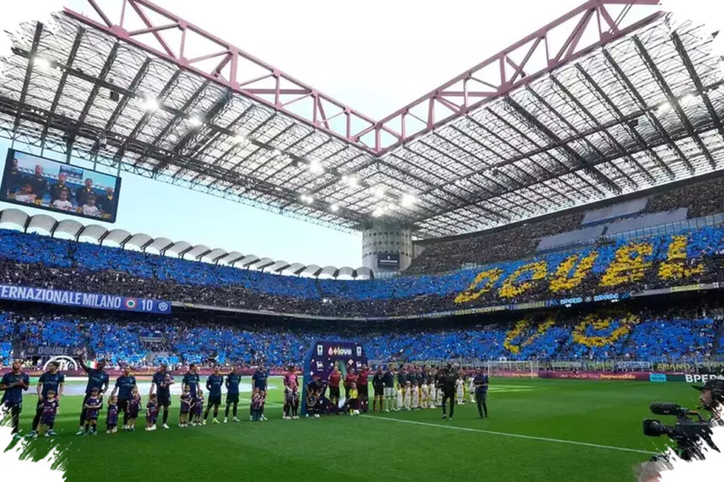 Imbang Lawan Verona, Inter Milan Tetap Pesta Gelar Ganda di Meazza