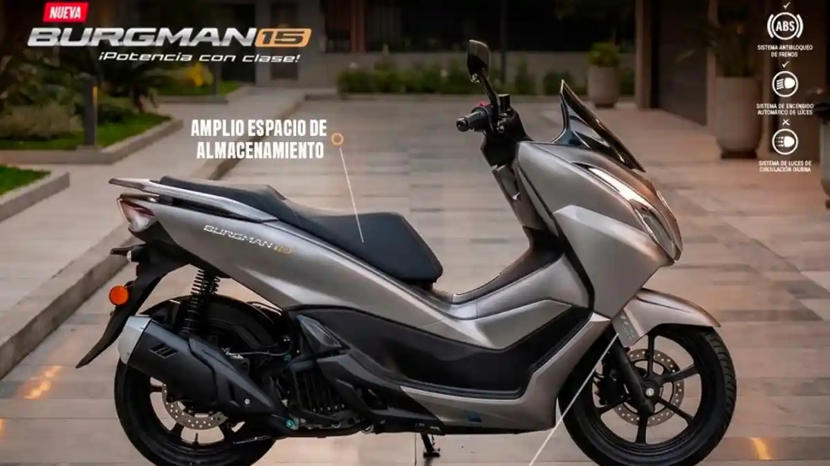 Suzuki Burgman 15 Muncul dengan Modal Kuat, PCX dan Nmax Punya Penantang Baru?