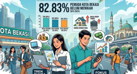 82,83 Persen Pemuda Bekasi Tunda Nikah, Tertinggi Ketiga Se-Jabar di Tengah Tekanan Kota