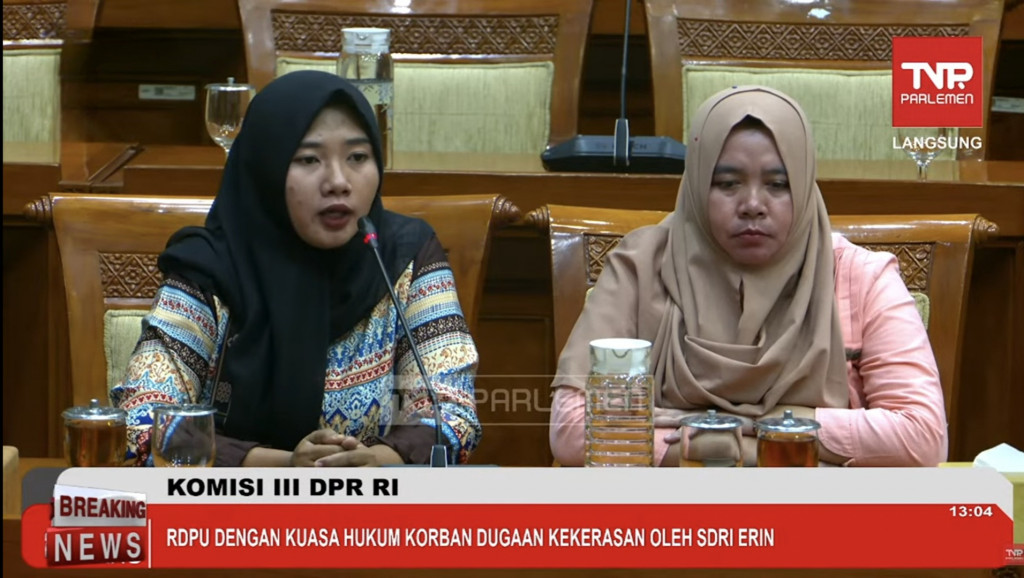 DPR Dukung Jalan Damai, Eks ART Buka Pintu Untuk Erin Wartia