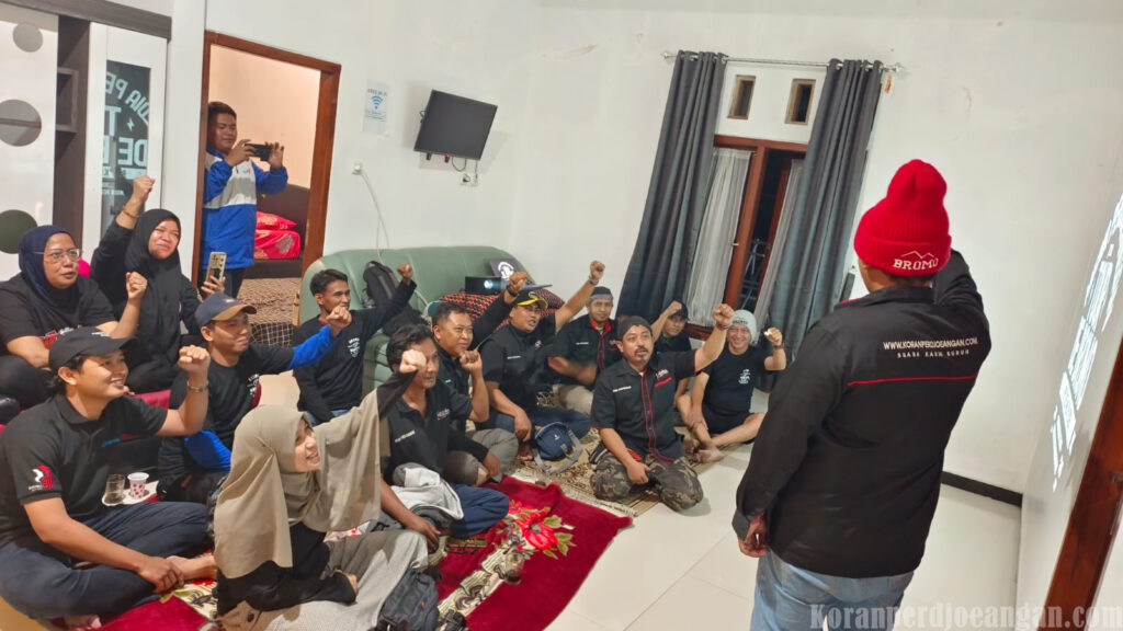 Rakerwil Media Perdjoeangan Jatim Di Bromo, Tema Senyap yang Menguatkan Soliditas FSPMI