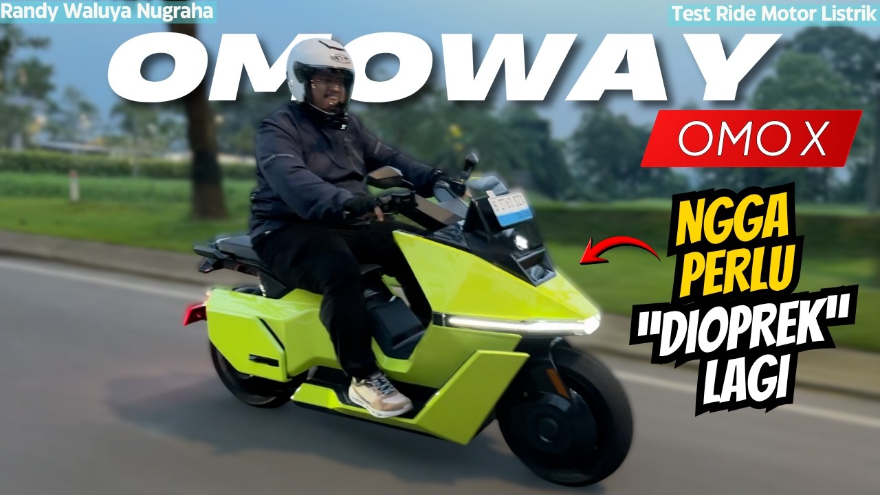 Omoway Omo-X Turun ke Rp 33,5 Juta, Motor Listrik Futuristik Ini Siap Menggoda