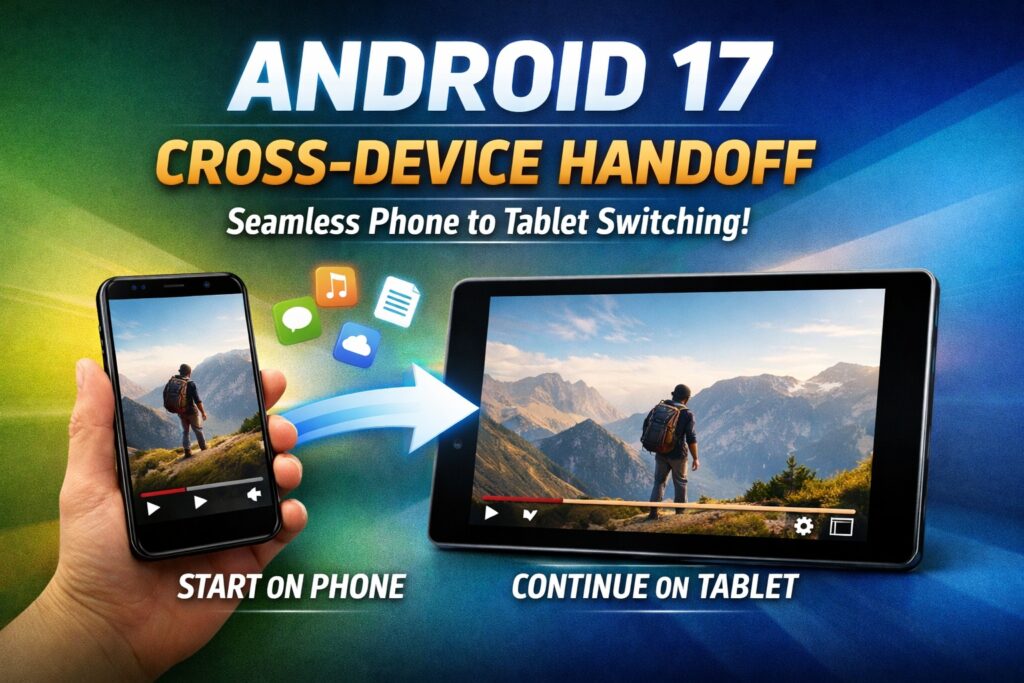 Android 17 Akhirnya Punya Handoff Mulus, Pindah Aplikasi Antar Perangkat Tak Putus Lagi