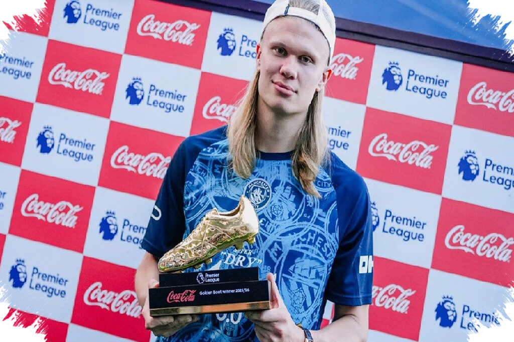 Erling Haaland Kembali Raih Sepatu Emas, Daftar Top Skor Liga Inggris Terungkap