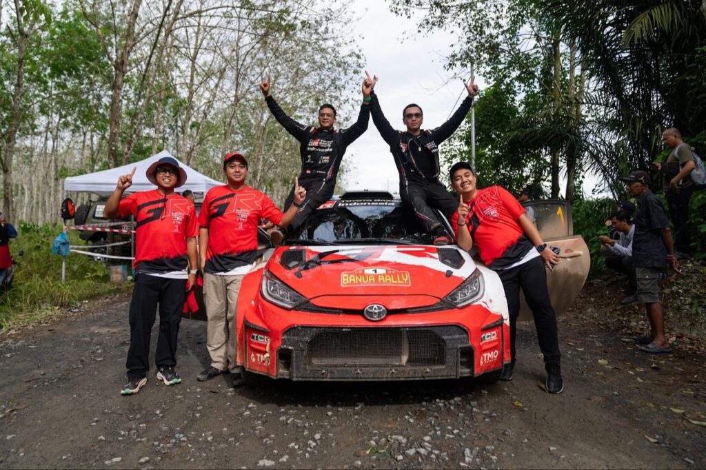 GR Yaris Rally2 Bangkit Usai Terbalik, Toyota Gazoo Racing Sapu Bersih Dua Seri Kejurnas Rally 2026