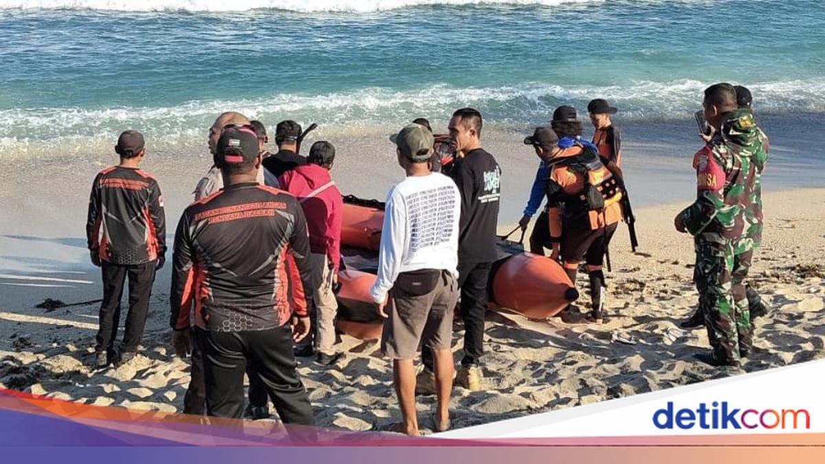 Gelombang Tinggi Hambat Pencarian Wisatawan Jabar di Pantai Lakey, Sandal Korban Ditemukan di Karang