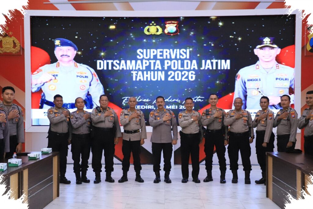 Polisi Humanis Di Kediri Kota, Arahan Tegas Ditsamapta Polda Jatim Untuk Pelayanan Publik