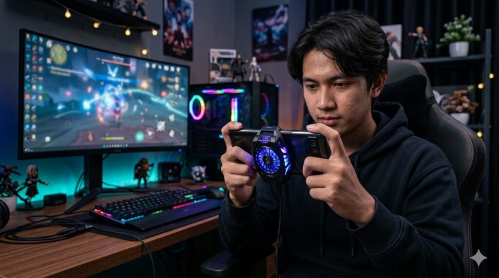HP Panas Bikin Lag Saat Mabar, Cooler Pad Portable Jadi Senjata Rahasia Gamers