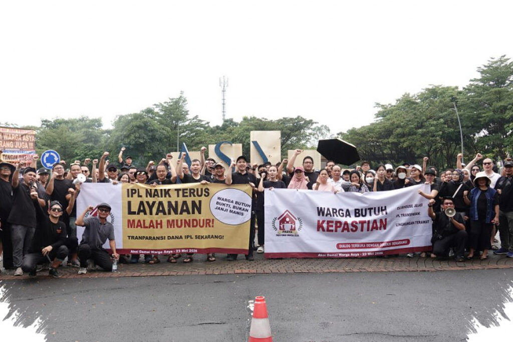 Ratusan Warga ASYA Turun Aksi Damai, Tuntut Kejelasan Aset Club House dan IPL