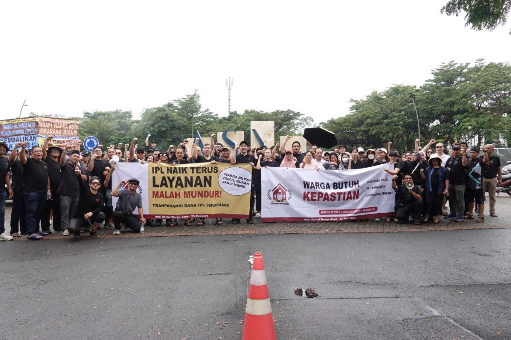 Ratusan Warga ASYA Turun Aksi Damai, Tuntut Kejelasan Aset Club House dan IPL