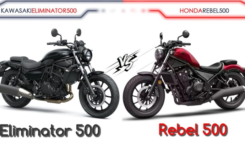Kawasaki Eliminator Vs Honda Rebel 500, Ringan dan Lincah Atau Torsi Lebih Menggigit?