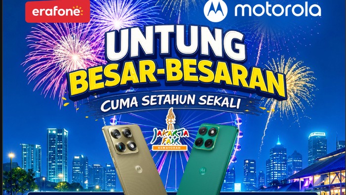 Motorola Tebar Harga Spesial di Jakarta Fair, Deretan Ponsel 5G Sampai Premium Ikut Turun