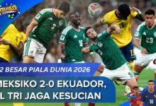 Meksiko Hancurkan Ekuador 2-0, Akhiri Kutukan 40 Tahun dan Lolos ke 16 Besar