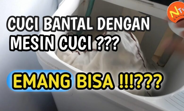 Bantal Boleh Masuk Mesin Cuci, Tapi Tidak Semua Jenis Aman Dicuci Begitu Saja