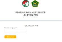 Pengumuman UMPTKIN 2026 Sudah Keluar, Cara Cek Kelulusan dan Langkah Penting Setelah Lolos