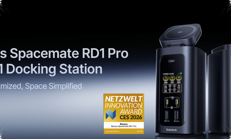 Baseus Spacemate RD1 Pro, Docking Premium Yang Bikin Meja Rapi Sekaligus Laptop Lebih Gampang Dipakai