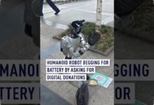 Robot Canggih Ini Malah Jadi Pengemis Di China, Minta Uang Untuk Ngecas Baterai