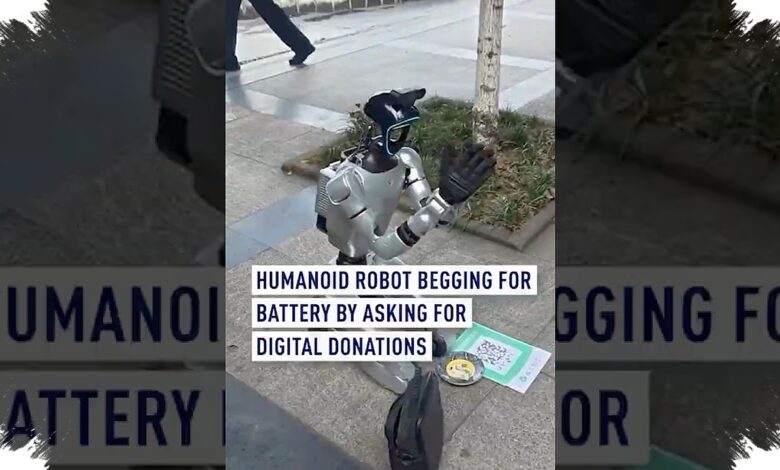 Robot Canggih Ini Malah Jadi Pengemis Di China, Minta Uang Untuk Ngecas Baterai