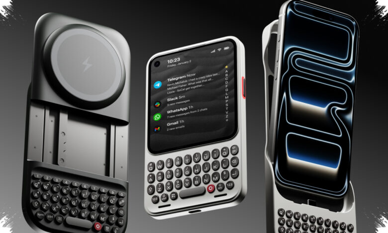 Ponsel Kompak Dengan Keyboard Ini Punya Trik Tersembunyi, Cover Belakang Mudah Dibuka