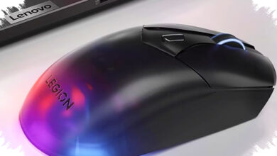 Lenovo Lepas Mouse Gaming 55 Gram, Sensor PAW3950 dan Polling Rate 8.000Hz