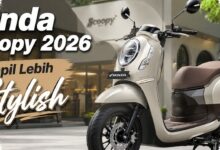 Honda Scoopy 2026 Makin Berkelas, 6 Warna Baru Ini Bikin Aura Retro Naik Level