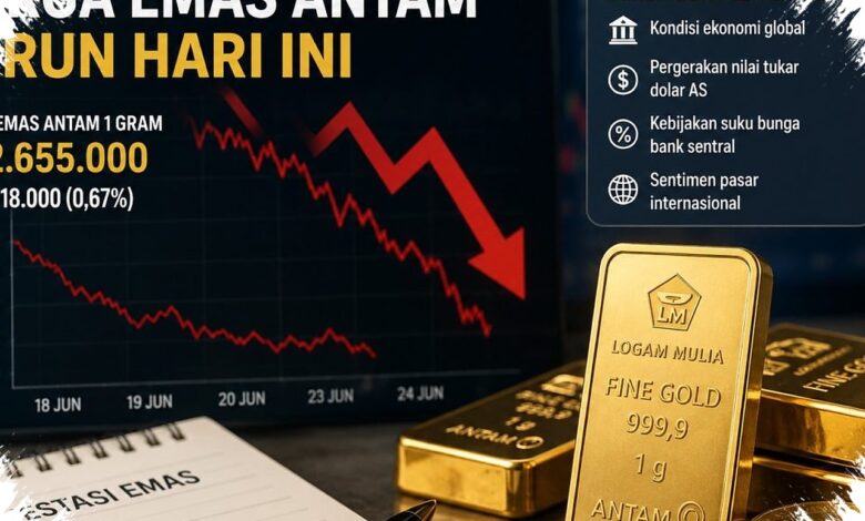 Harga Emas Antam Tembus Rp 2,670 Juta per Gram, Lonjakan Akhir Pekan yang Bikin Investor Waspada