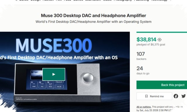 Muse 300 Langsung Lampaui Target Kickstarter, Diskon Terbaiknya Sudah Habis