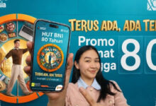BNI Ulang Tahun ke-80, Diskon Travel Rp8 Juta dan Promo Belanja Menanti