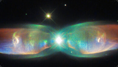 Twin Jet Nebula, Kupu-Kupu Kosmik Yang Lahir Dari Drama Dua Bintang