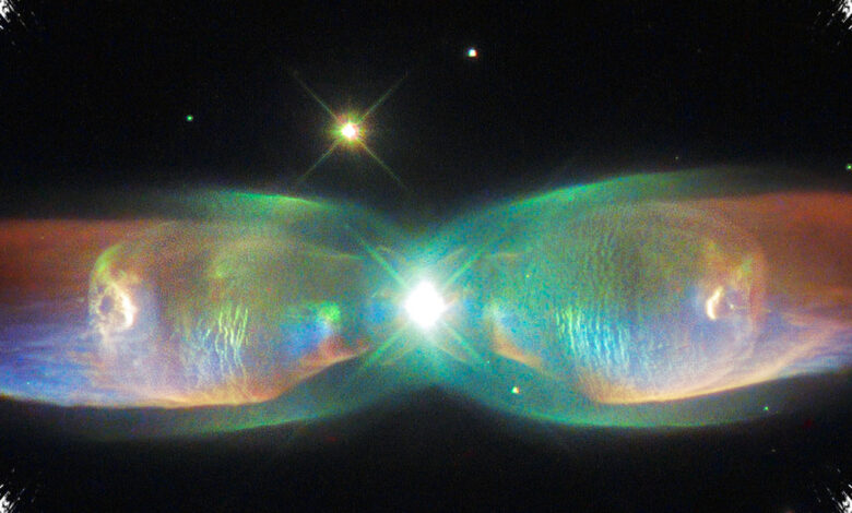 Twin Jet Nebula, Kupu-Kupu Kosmik Yang Lahir Dari Drama Dua Bintang