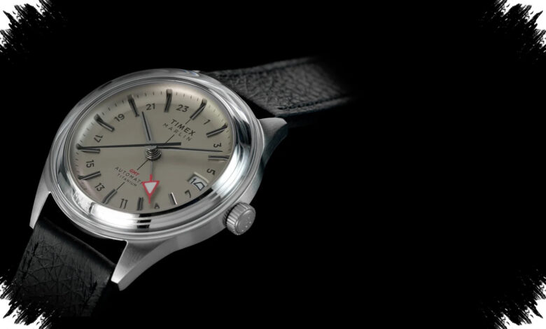 Timex Marlin GMT Tampil Retro Tapi Ringan, Bodi Titanium dan Mesin Otomatis Jadi Daya Pikat