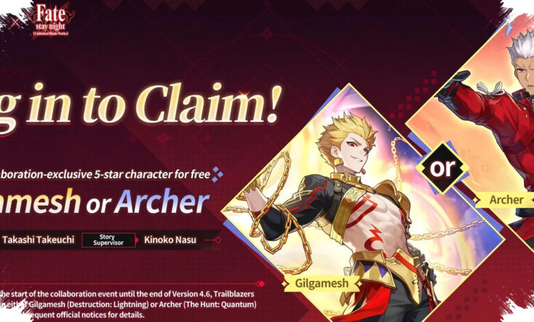 Honkai Star Rail 4.4 Hadirkan Fate/Stay Night, Gratis Gilgamesh Atau Archer Menanti
