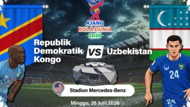 Bangkit Dari Tertinggal, Kongo Lolos Dramatis ke 32 Besar, Uzbekistan Pulang Tersingkir 3-1
