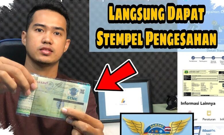 Perpanjang STNK Online Ternyata Belum Cukup, Tetap Harus ke Samsat untuk Pengesahan
