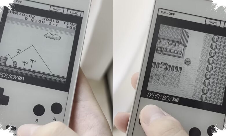 Game Boy di Layar e-Ink Kini Bukan Gimmick, Emulator ESP32 Ini Tembus 60Hz