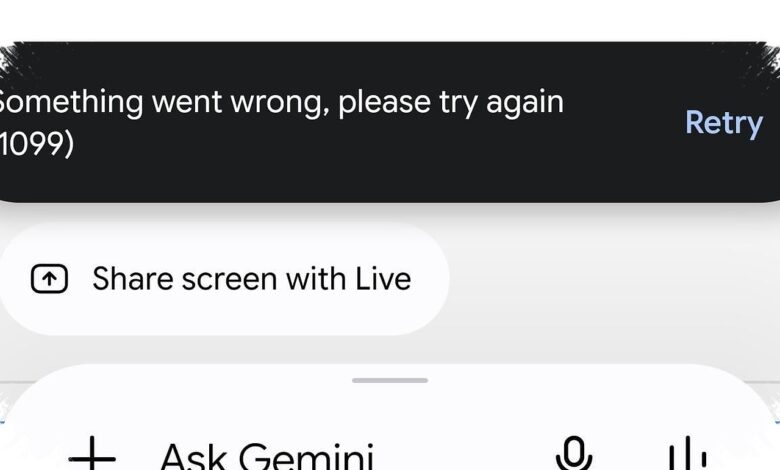Gemini Error 1099 Bikin Pengguna Terkunci, Trik Tidak Resmi Ini Bisa Jadi Jalan Keluar
